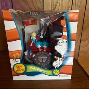 Vintage Dr.Suess Cat in the hat landline telephone new in box